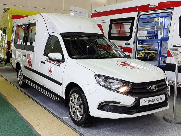Санитарный автомобиль на базе Lada Granta Куб / Kub М1 - фото Медицинские автомобили